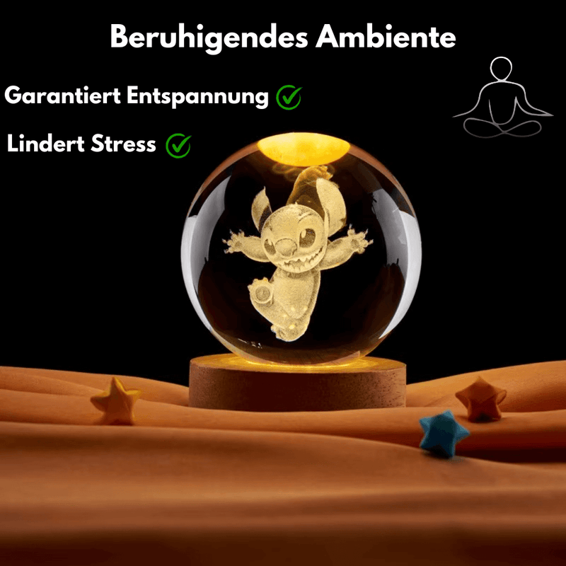 STITCH - Magische LED Kugel Dein leuchtender Lieblingsbegleiter!