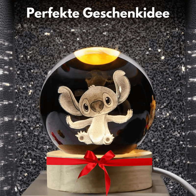 STITCH - Magische LED Kugel Dein leuchtender Lieblingsbegleiter!