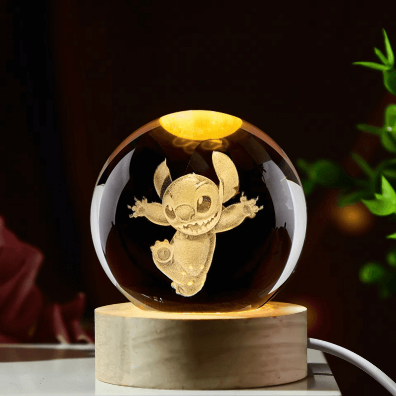 STITCH - Magische LED Kugel Dein leuchtender Lieblingsbegleiter!