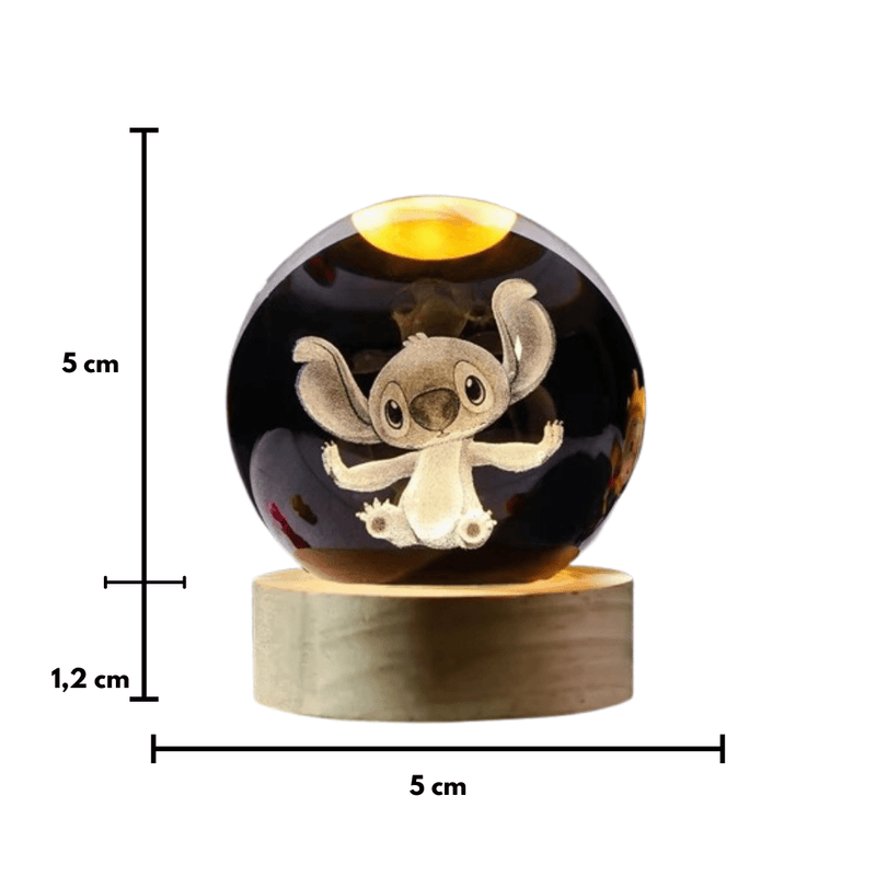 STITCH - Magische LED Kugel Dein leuchtender Lieblingsbegleiter!